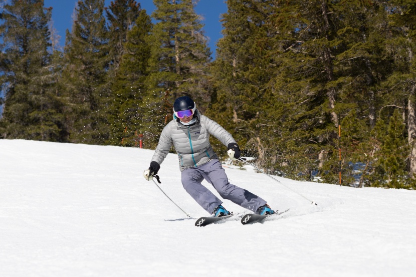 all mountain skis womens - all smiles from our testers when pushing the volkl at high speeds.