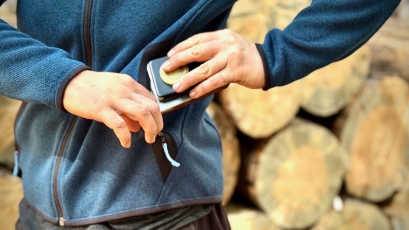 the deep and zippered pockets will hold your valuables, whether...