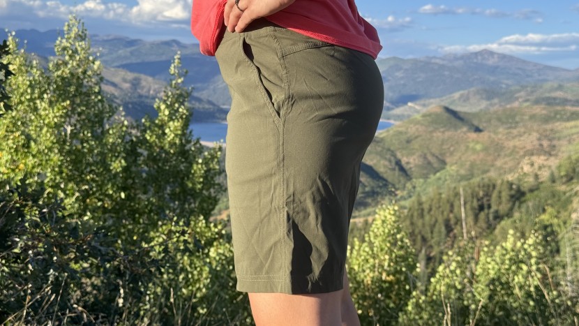 hiking shorts womens - despite how slim the cut looks, there is ample stretch to contour...