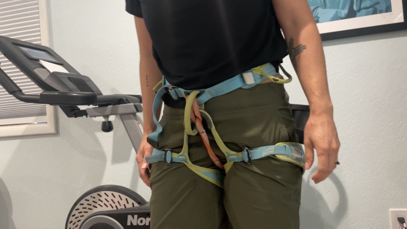 to further explore versatility, our lead tester put on a climbing...