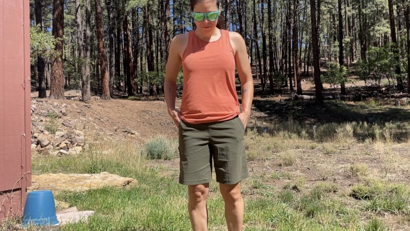 hiking shorts womens - even with a longer inseam, the dynama bermuda shorts demonstrate...