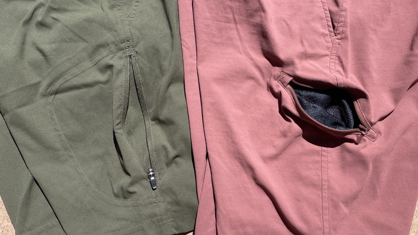 the accessory pocket received an update: a mesh-less new design...