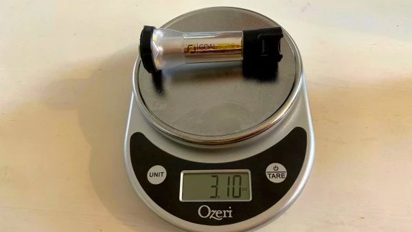 lantern - each lantern gets weighed right out of the box.