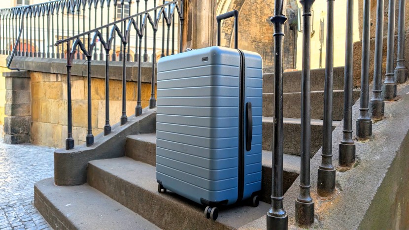 the carry on and the large from away make a great pair for longer...