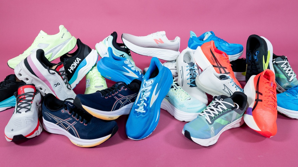 structured running shoes