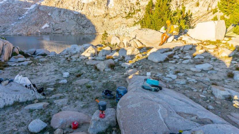 jetboil stash - with a lighter duty burner head, it is possible to cook real food...