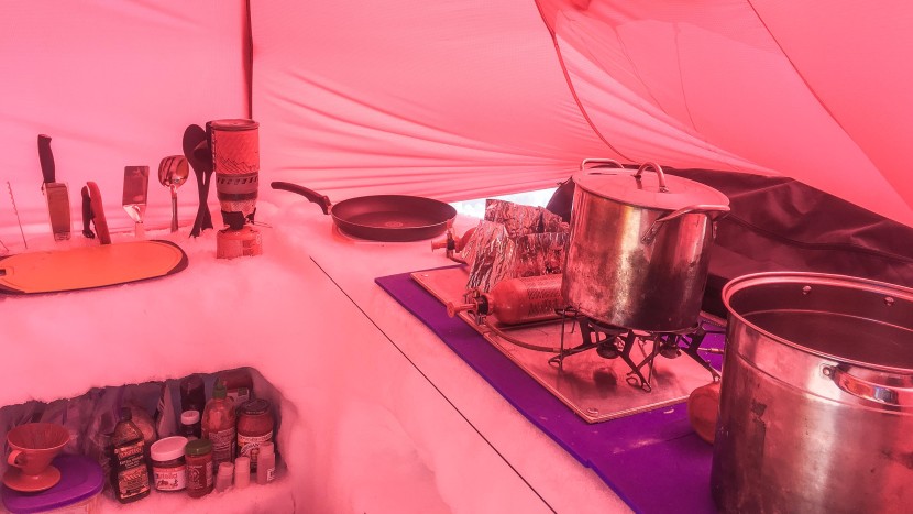 msr whisperlite universal - for wintry expeditions, we had alot of success using our own stove...