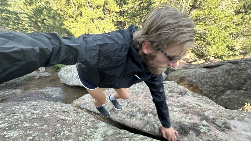 running jacket - we don't limit ourselves to flat terrain when out on our runs. we...