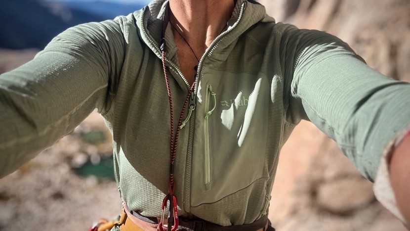 fleece jacket womens - the rab ascendor hoody is the perfect layer for athletic pursuits...