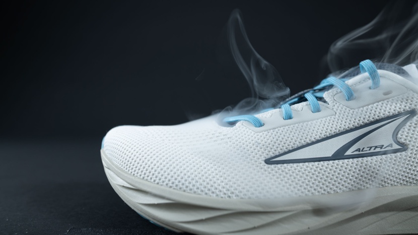 the escalante engineered upper is highly breathable.