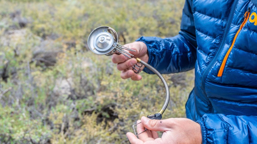 backpacking stove - the whisperlite universal is just a touch heavier than the classic...