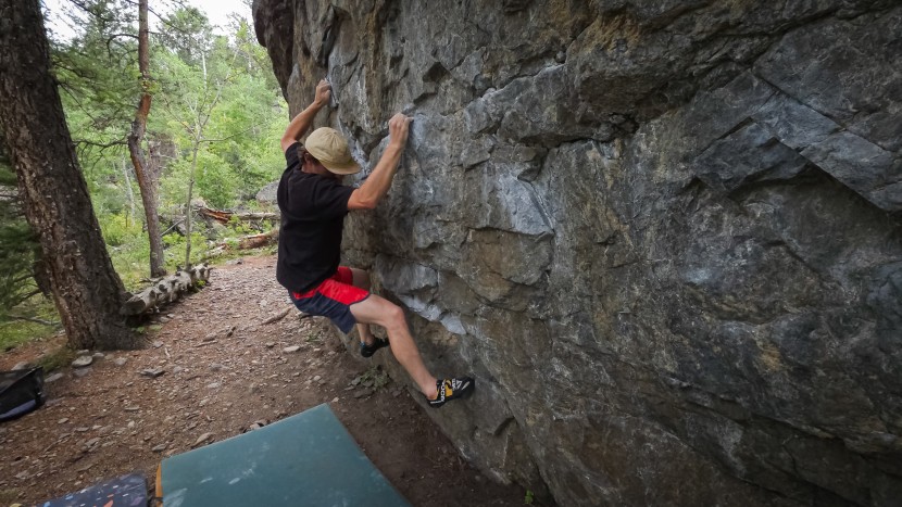 climbing shoes - whether we're bouldering or sport climbing, there is no other shoe...