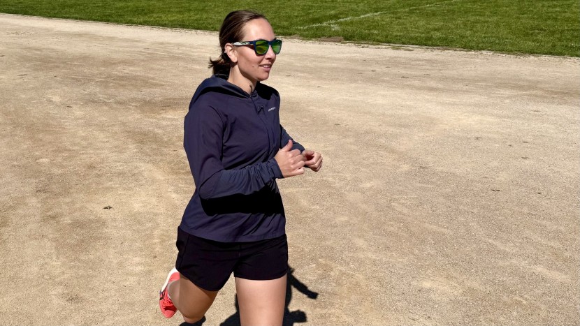 running jacket womens - even on warmer days, the airshed pro is breathable enough to find...