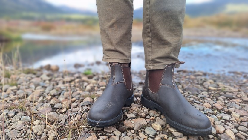 we trudged miles through standing water, flowing streams, winter...