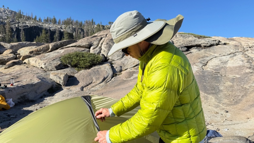 we make sure hats are protective, even in windy alpine conditions.