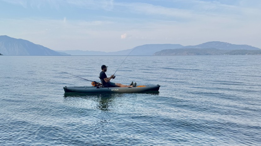 whether trolling or casting from a kayak, a good spin fishing rod...