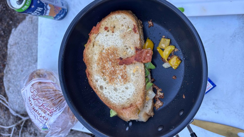we could make anything from quesadillas to grilled cheese with bacon...