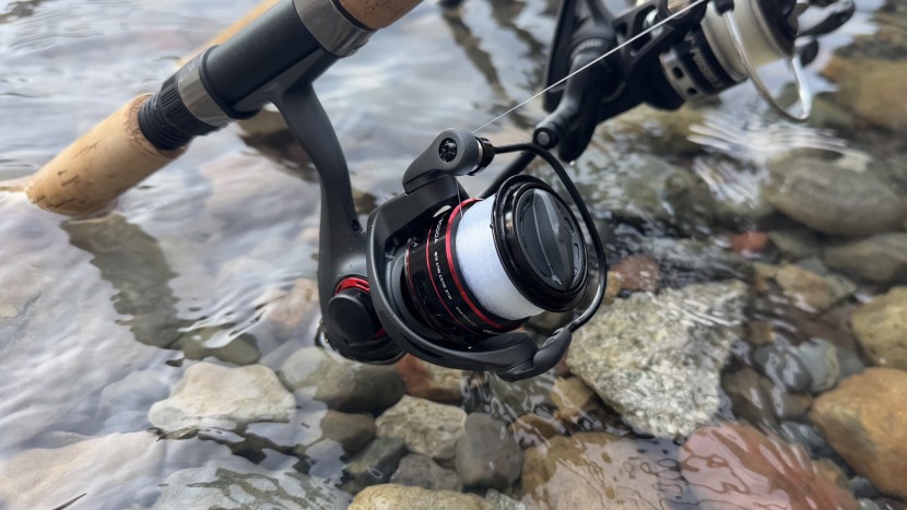 despite a smaller overall form factor, the spool holds typical...