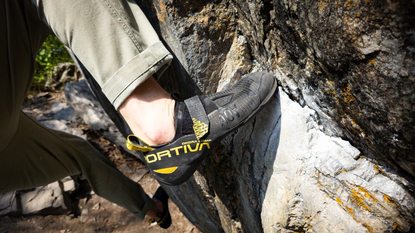 climbing shoes - softer shoes like the ondra comp easily flatten out and conform to...