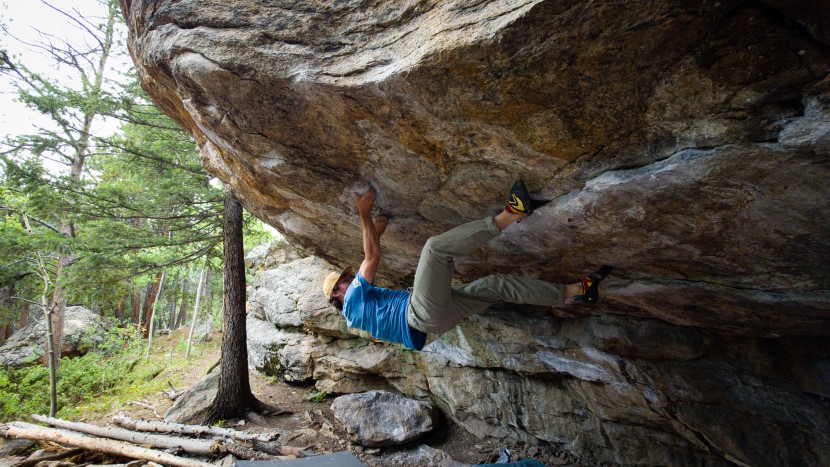 climbing shoes - for overhung climbs, finding ways to use your feet to take weight...