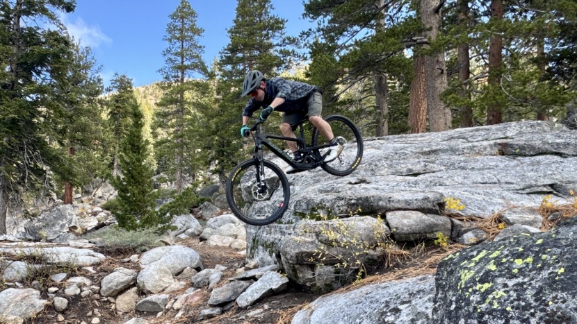 mountain bike saddle - the sdg bel-air is easy to get behind and doesn't grab your shorts.