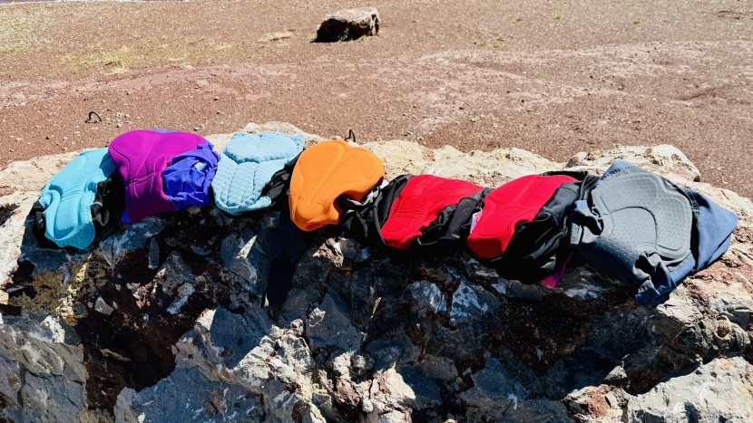 bike shorts womens - comparing the chamois of the different shorts tested. every pair in...