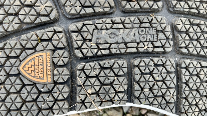 hoka bondi sr - the dirtier these rubber soles get, the less effective they become...