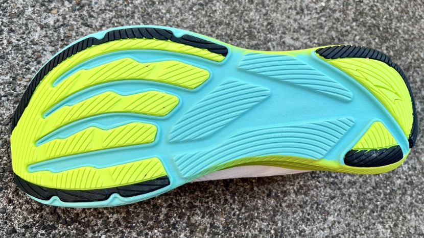 altra experience flow 2 - a clean look at the outsole. the rubber is hard-wearing, and the...