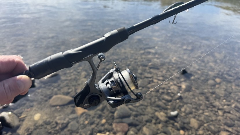 the affordable berkley vanish fluorocarbon is hard to see...