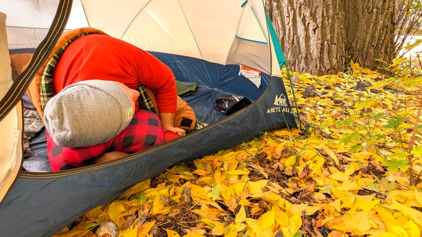 for such a basic pillow, the teton has a decent amount of loft and...