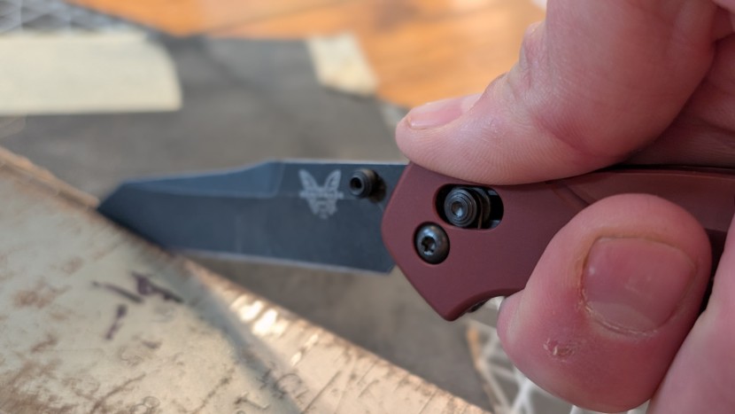 benchmade 940 osborne - we do think the angle on the thumb rise is slightly too shallow. we...