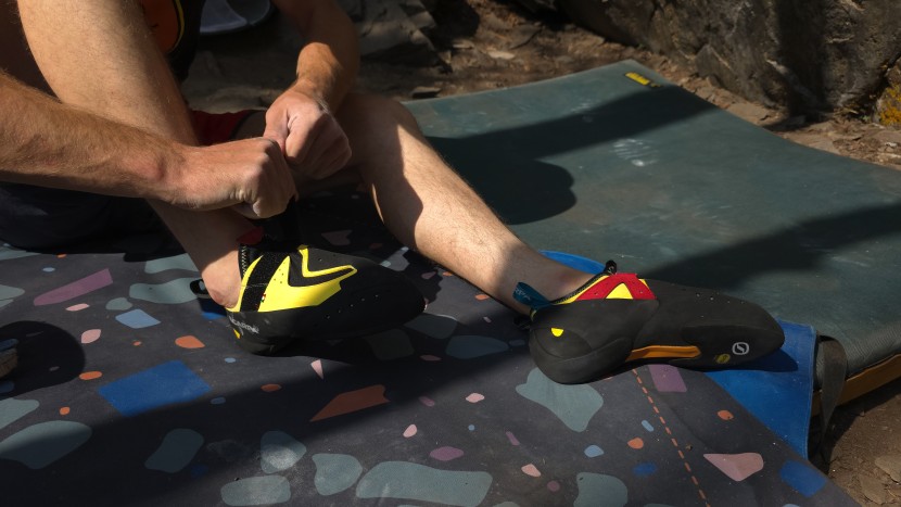 scarpa drago - the drago has a highly asymmetric shape with a precise toe, but the...