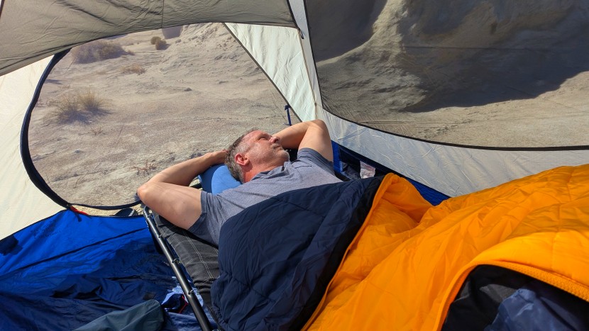 camping pillow - stretching out in the west deserts of utah. the fillo is perfect for...