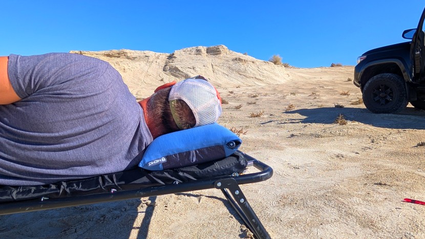 the fillo keeps the head and spine straight, giving you a better...