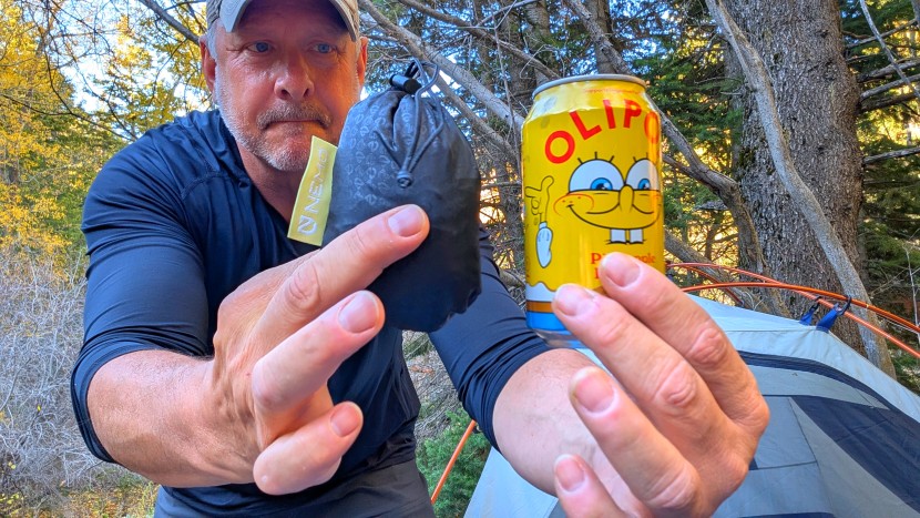 we love the elite's packed size. it's small enough to be packable...