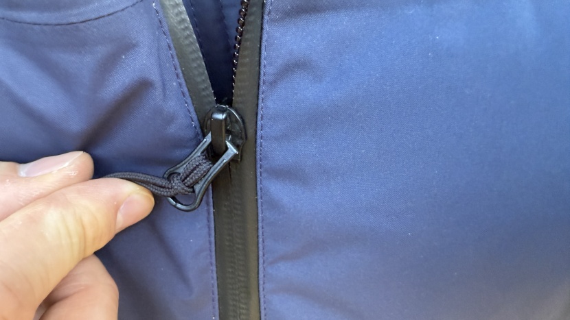 weather sealed zipper.