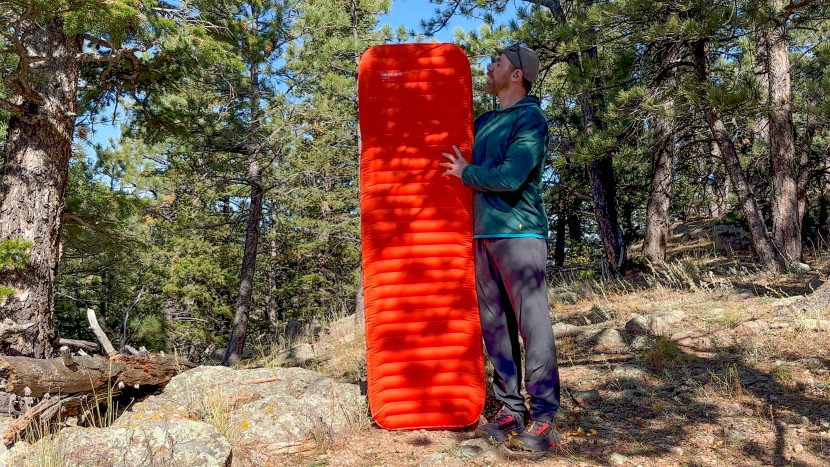 the 73" length of the neoloft gives our 5'11" tester a little head...