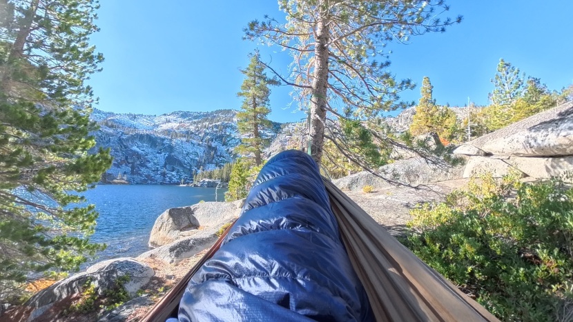 western mountaineering megalite - don't let the size fool you, this bag is remarkably lightweight...