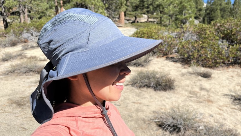 our s/m had covered most of the face on a small head.