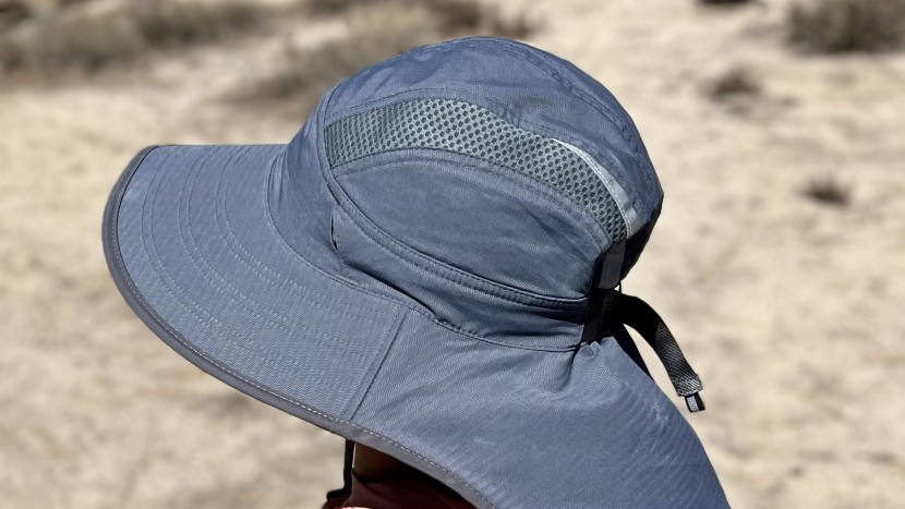 sun hat - we were impressed by how well the ultra adventure's mesh vents kept...