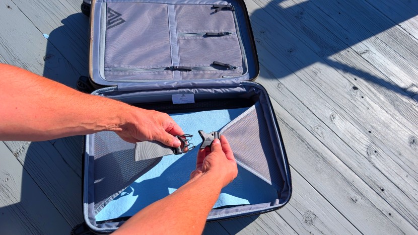 the gregory stayed reasonably dry after being soaked with gallons of...