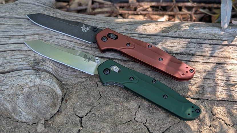 benchmade 940 osborne - comparing osbornes: the 'upgraded' burnt orange &amp;amp; magnacut...