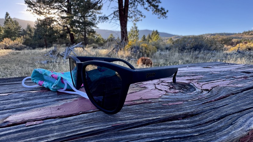 the classic wayfarer frame from goodr goes with any style.