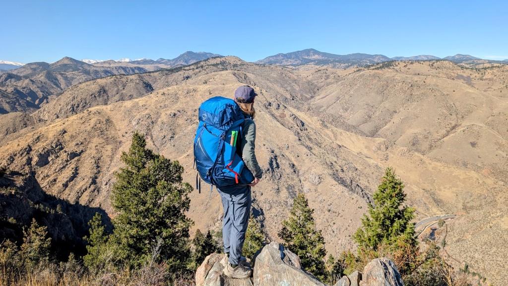 backpacks backpacking - testing backpacks in colorado's rocky mountains in the fall.