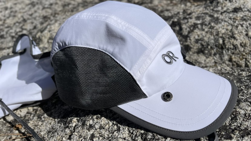 when worn without the cape, the sun runner breathes well.