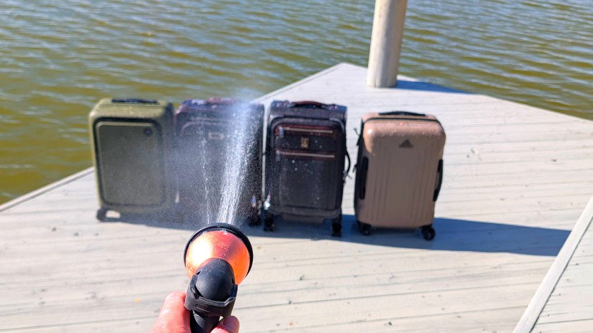 it wasn't perfectly water-resistant in our water tests, but it still...