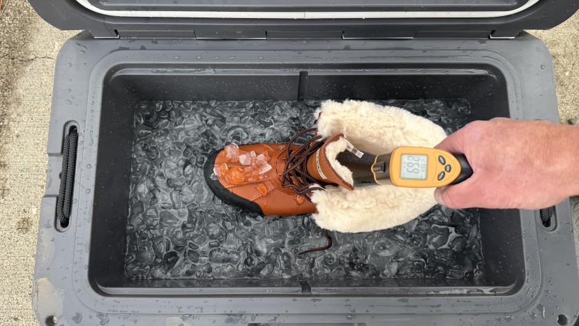 the lush wool blend insulation feels cozy and helped fend off the...