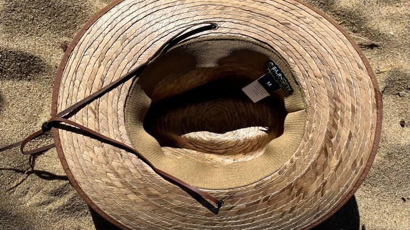 sunday afternoons islander hat - the straw has a reflective coating, which can increase glare around...