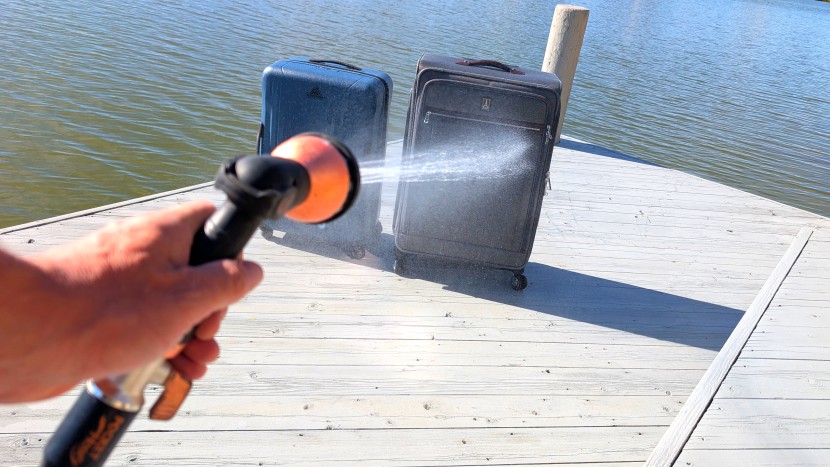 the zippers do a good job of holding back water, and the ballistic...