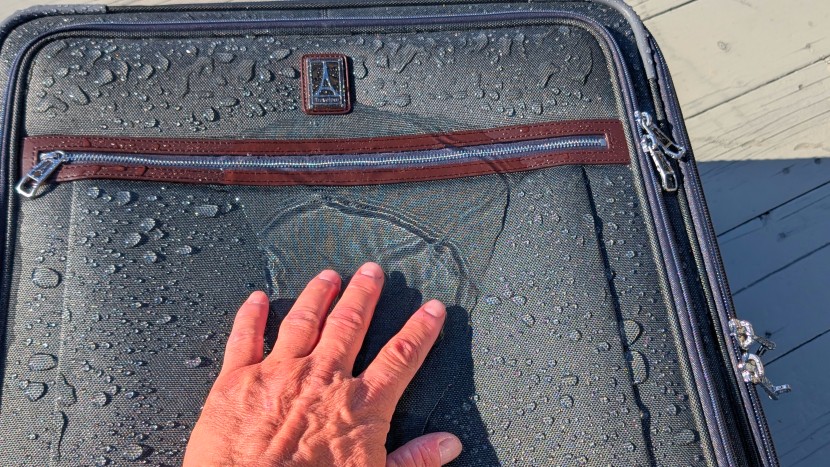 the zippers do a good job of holding back water, and the ballistic...